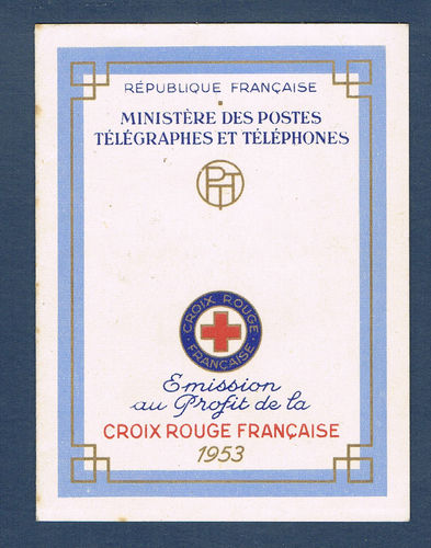 Carnet Croix Rouge Française 1953 Marie-Louise Elisabeth
