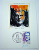 Carte postale souvenir philatélique affranchie d'un timbre N°2634. Centenaire de la naissance du  Général de Gaulle.