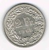 Monnaie Suisse type 2 FR, année 1968 métal nickl, monnaie de qualité SUP très belle, pièce livrée sous capsule.