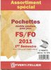 Assortiment pochettes pour jeux  FS-FO 1er semestre 2011 N°18710