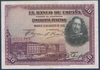 Billet de banque Espagne valeur en chiffres 50 pesetas, numéro de contrôle du billet  6, 332, 114. date de création Madrid, 15 de Agosto = Août de 1928, état de conservation superbe.