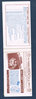 Carnet de 20 timbres type Muller - 15 fr . rouge. Réf 1011-C3  série: S.2.56. Descriptif:  Carnet 20 timbre dentelés type Muller avec bande publicitaire. Excel. Bic - Clic. Jamais de taches.