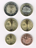 Série 6 pièces de monnaie Andorre comprenant les monnaies en Euros de 5 centimes à 2 Euros courante de l'Andorre, millésime 2014. Pièces neuves issue de rouleaux.