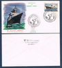 Enveloppe philatélique Paquebot France Voyage inaugural du 12-1-1962