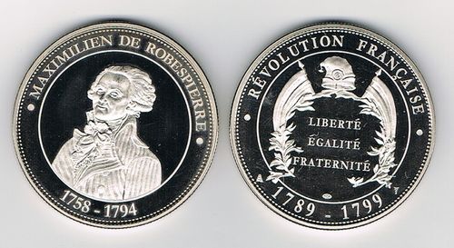 Médaille souvenir Maximilien de Robespierre Promo