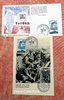 Carte + Enveloppe historiques Victoire de Verdun une tranchée