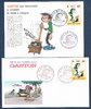 Enveloppe 1er jour plus carte maximum Gaston fête du timbre
