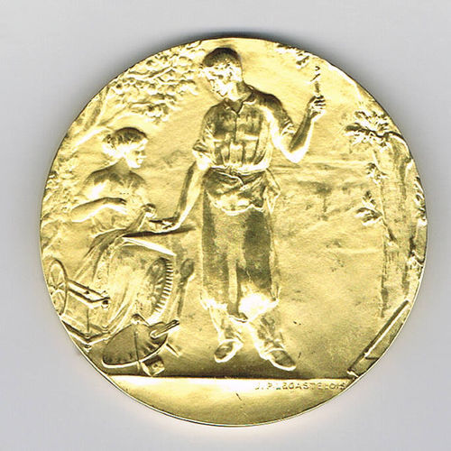Médaille poinçon 1972 argent Trefimetaux J.P. Legastelois