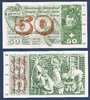 Billet banque nationale Suisse 50 Francs type 1971 Alphabet 34Y28292