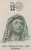 Encart Religieuse Personnage célèbre Saint Thérèse D'Avila