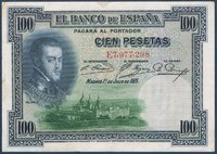 Billets France rare d'Espagne 50 PESETAS 1931 Madrid, Indochine, Chine