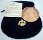 Saint Marin 2011 Médaille bronze visite du Saint Père Benoît XVI