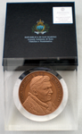 Saint Marin 2011 Médaille bronze visite du Saint Père Benoît XVIe