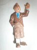Figurine Tintin  en costume de ville.