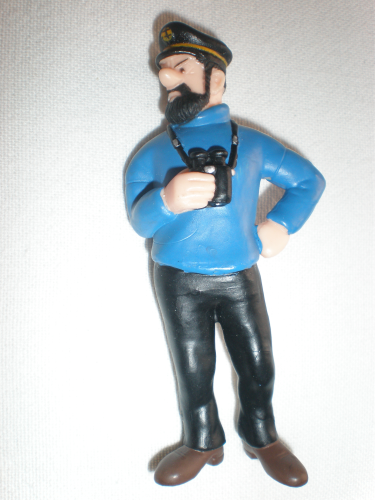 Figurine Tintin Capitaine Haddock et ses  jumelles 2005