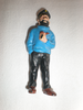 Figurine Tintin, Capitaine Haddock et sa pipe.