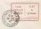 Enveloppe taxe perçue vignette rouge 1945