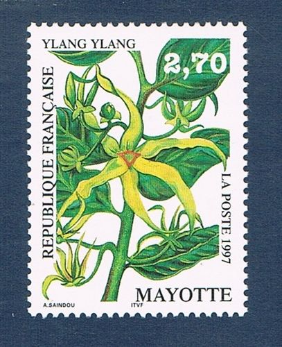 Timbre Mayotte 1997 N°42 Neuf  Fleur