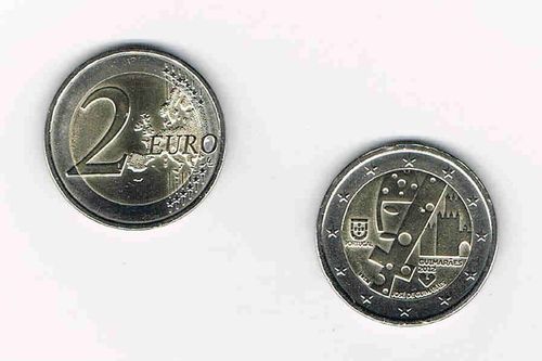 Pièce 2€ Portugal. Capitale Européenne de la Culture