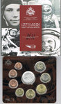SAINT MARIN Coffret BU 8 pièces plus 5Euros argent Gagarin