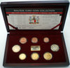 Coffret BU Malte, année 2008 contenant 8 pièces + 1 médaille.