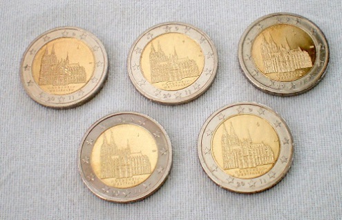 Pièces 2€ commémoratives Allemagne 2011 Cathédrale de Cologne