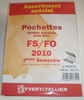 Assortiment de pochette double soudure fond noir pour les jeux FS / FO.Yvert & Tellier  2010.