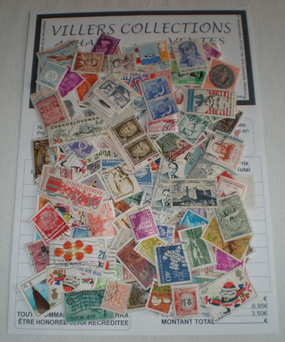 Superbe pochette comprenant 150 timbres oblitérés Lot N°9 Promo