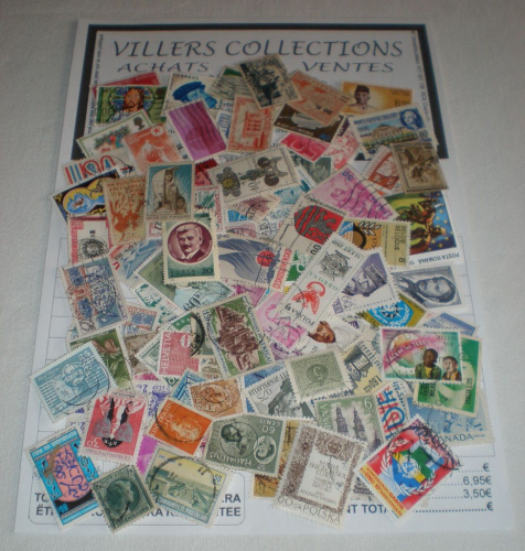Pochette 150 timbres du Monde. Offre spéciale limité à deux lots par foyer. Lot  N °20.