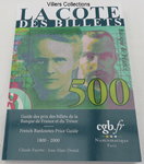 Nouveau Catalogue La Cote des Billets de la Banque de France 2021/2022