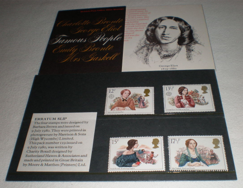 Pochette de 4 timbres neufs **, British post office Mint Stamps.