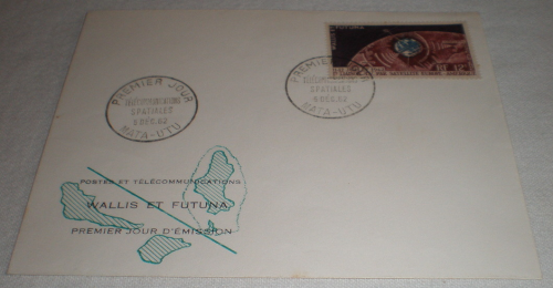 Enveloppe souvenir philatélique Wallis et  Futuna, année 1962  N°20 poste aérienne.