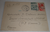 Lettre par avion affranchie de timbres  du Maroc oblitérés.