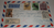 Lettre par avion affranchie de timbres poste de Jugoslavija oblitérés.