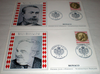 Enveloppe premier jour Monaco année  1994. N°1945 et 1947. 2 valeurs  Musée du timbre.