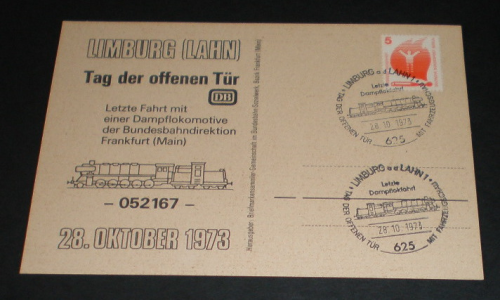 Entier postal  Allemagne affranchissement philatélique 1973.