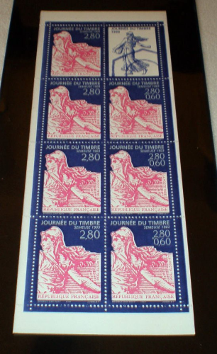 Carnet de 6  timbres + vignettes N° BC2992