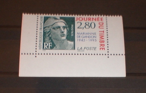 Timbre de France provenant de carnet J.T Réf :YVERT & TELLIER N° 2934, année 1995.