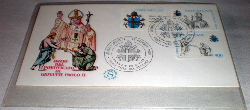 Enveloppe souvenir philatélique du Vatican année 1978.