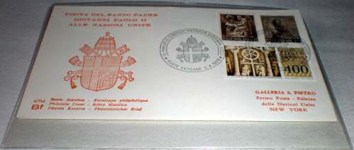 Enveloppe souvenir philatélique du Vatican  année 1979.