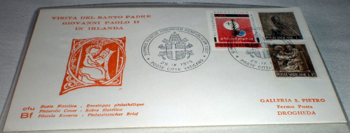 Enveloppe souvenir philatélique du  Vatican  année 1976.