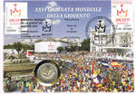 Enveloppe numis Vatican 2011 Journée mondiale de la jeunesse