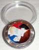 Monnaie 2 Euro Commémorative colorisée 2011des Pays Bas. Hommage à Erasme.