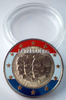 Monnaie 2 Euro Commémorative colorisée Luxembourg, année 2011. Grand - Duché du Luxembourg.