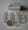 Capsules rondes en plastique pour les pièces de 2 Euros