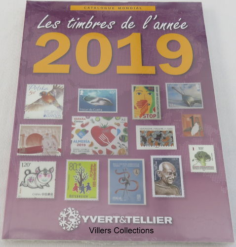 Catalogue Nouveautés des timbres de l'année 2019