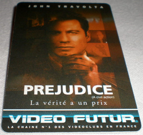 Carte collection 56 -Vidéo futur. John Travolta  dans Préjudice.