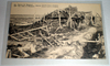 Carte postale ruines de Nieuport  Belgique