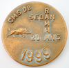 Médaille rare bronze 1999  type CMS 08 Sedan Ramma 20 ans