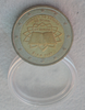 Pièce 2 euro commémorative Irlande,  année 2007 commémorant les 50 ans du traité de Rome.